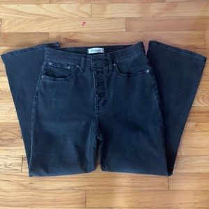 Madewell faded black Cali-Demi boot jean